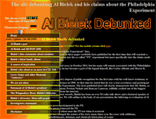 Tablet Screenshot of bielek-debunked.com